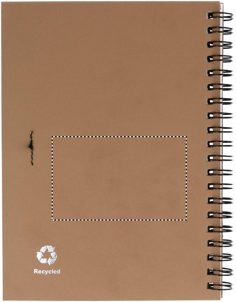 Print position BACK NOTEBOOK