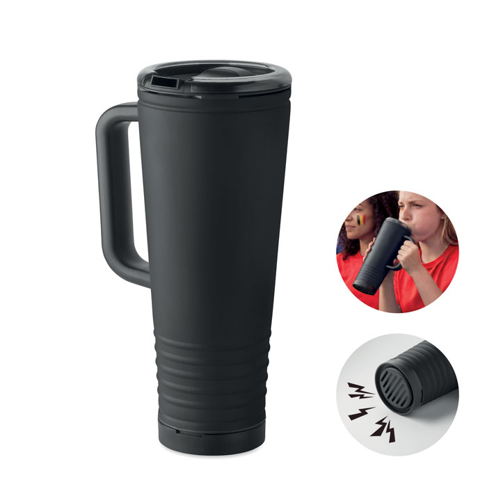HOWLER CUP 700 ml double wall tumbler with built-in horn with your logo