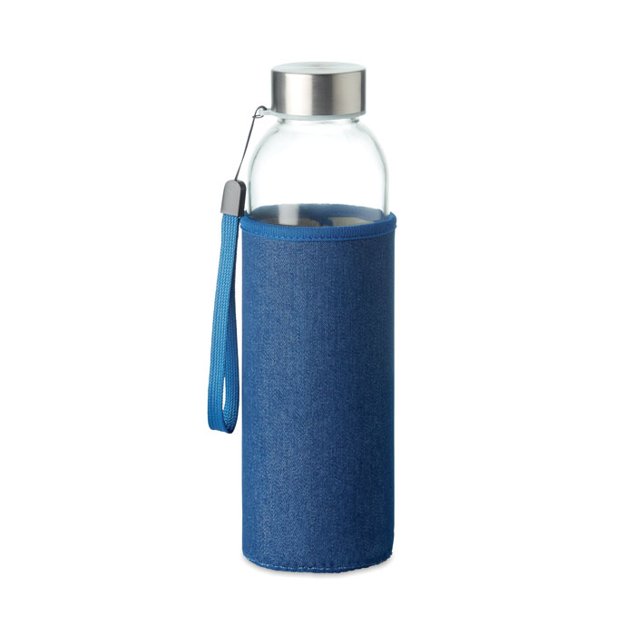 Stikla dzeršanas pudele UTAH DENIM 500 ml ar jūsu logo