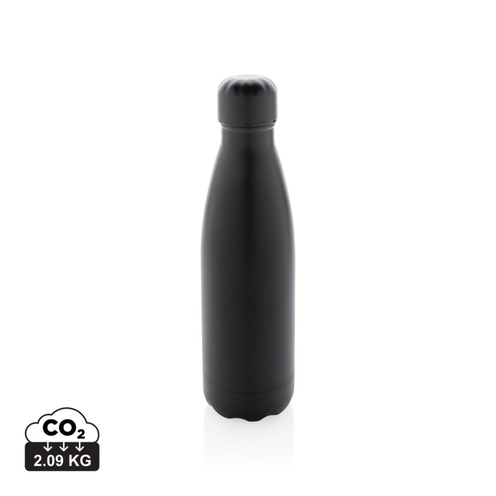 Vacuum stainless steel bottle 500 ml, solid colour, 15 h cold, with your logo