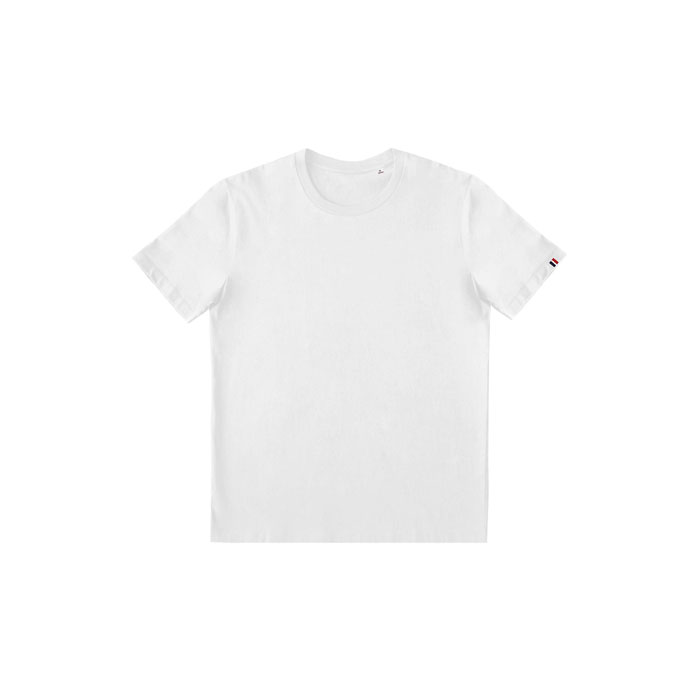 Unisex T-krekls SACHA no organiskās kokvilnas, ražots Francijā, ar jūsu apdruku