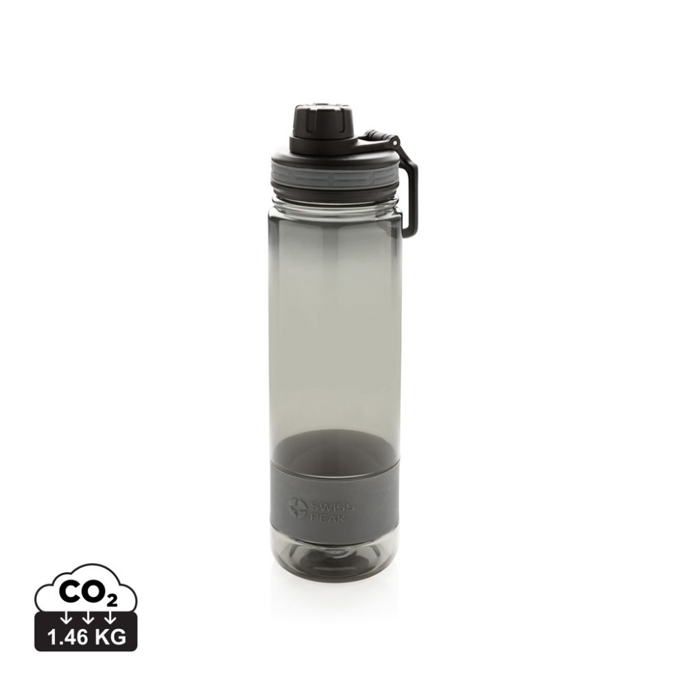 Tritan pudele Swiss Peak 750 ml ar silikona gredzenu un jūsu logo