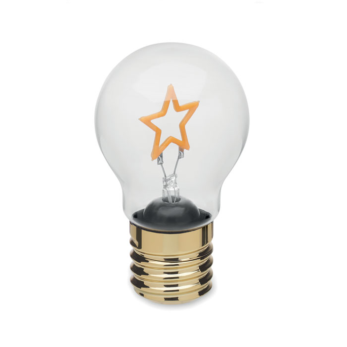 Dekoratīva LED spuldze LUMIGLOW ar kvēldiega dizainu ar jūsu logo