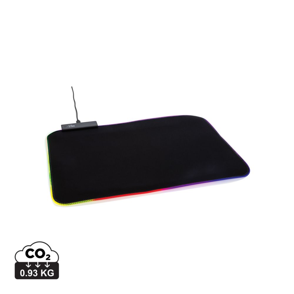 RGB gaming mousepad Gaming Hero with 15 light modes with your logo