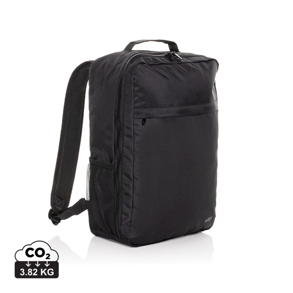 Swiss Peak Aware™ Essential 15.6" rPET laptop backpack with your logo