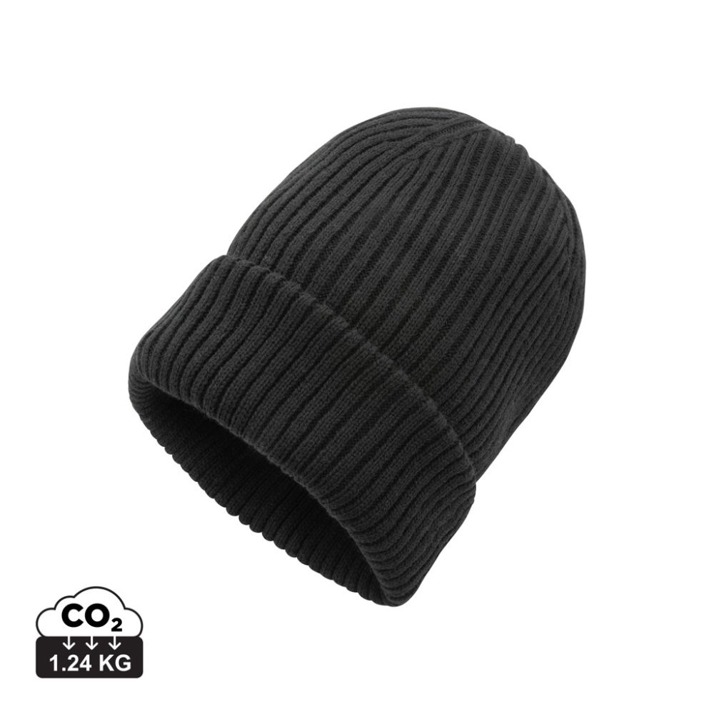 Adīta cepure Impact AWARE™ ar Polylana® dubultā slāņa konstrukciju ar jūsu logo