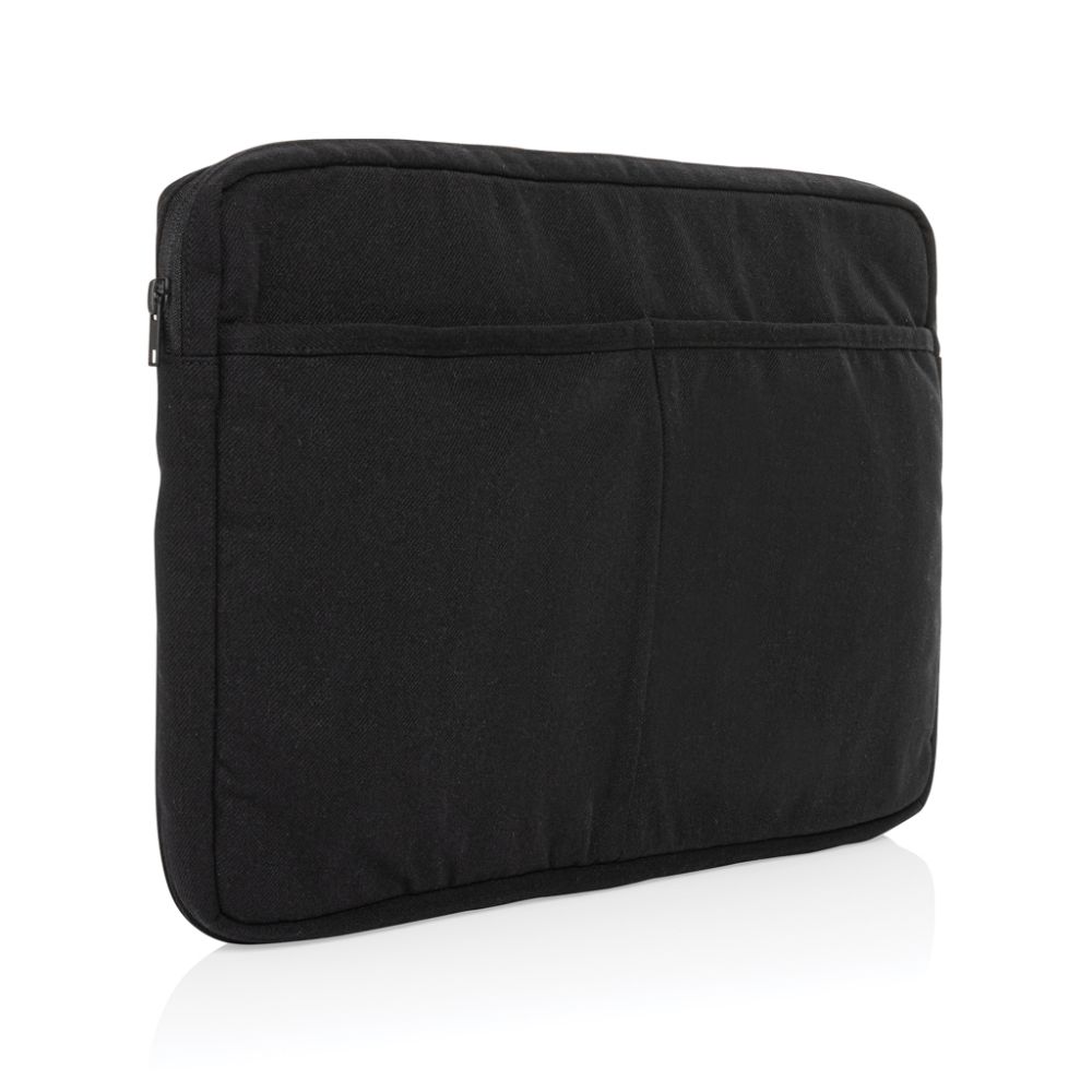 Laluka AWARE™ 15.6 inch laptop sleeve in recycled cotton with your logo