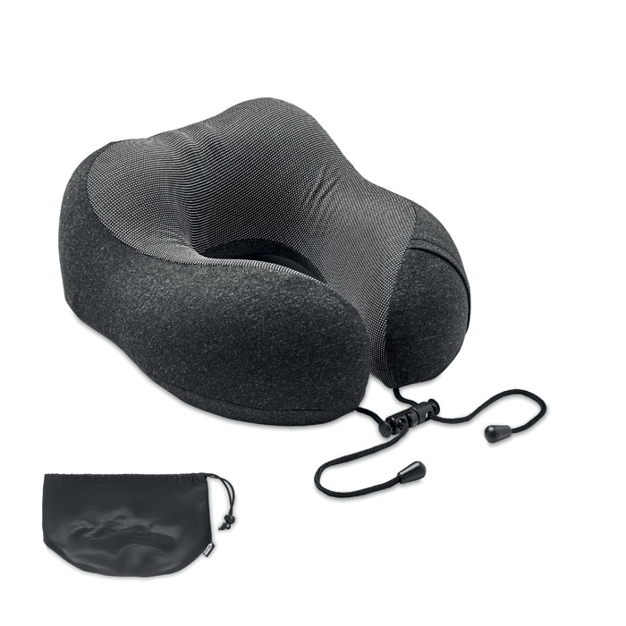 Ceļojumu spilvens BANTAL ar RPET somiņu ar jūsu logo