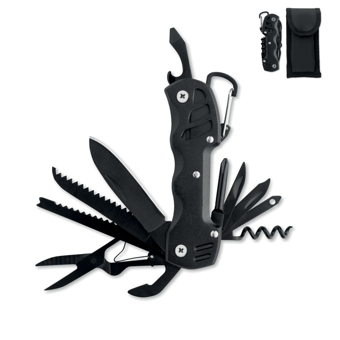 13-in-1 multi-tool pocket knife MYTOOL with pouch and your logo