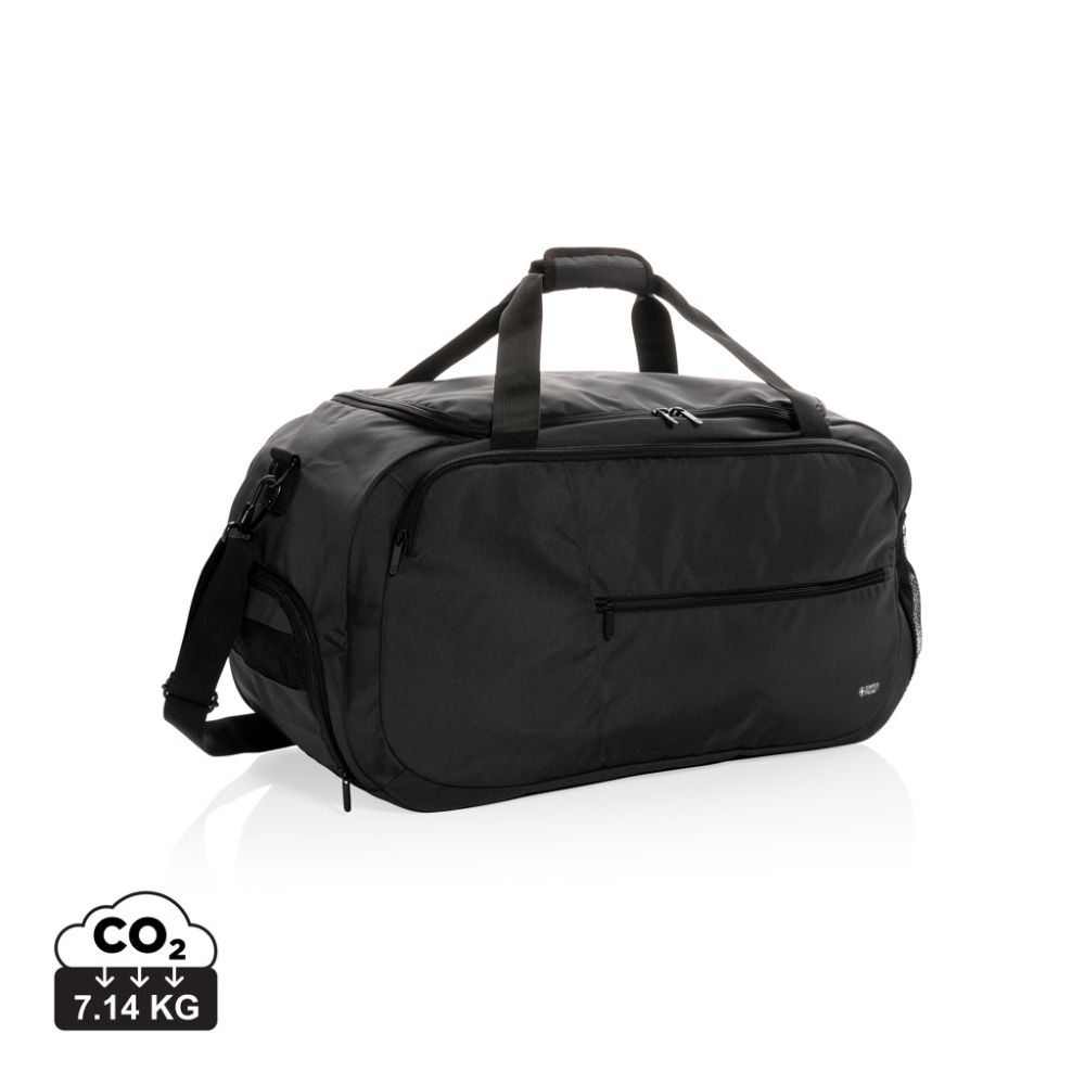Sporta soma Swiss Peak AWARE™ no pārstrādāta rPET 50 l ar jūsu logo
