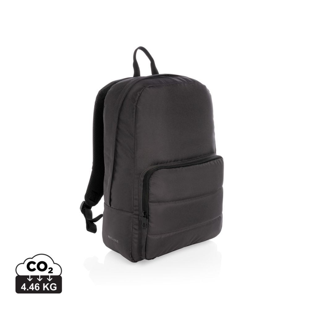 Impact AWARE™ RPET Basic 15.6" laptop backpack with recycled fabric, with your logo