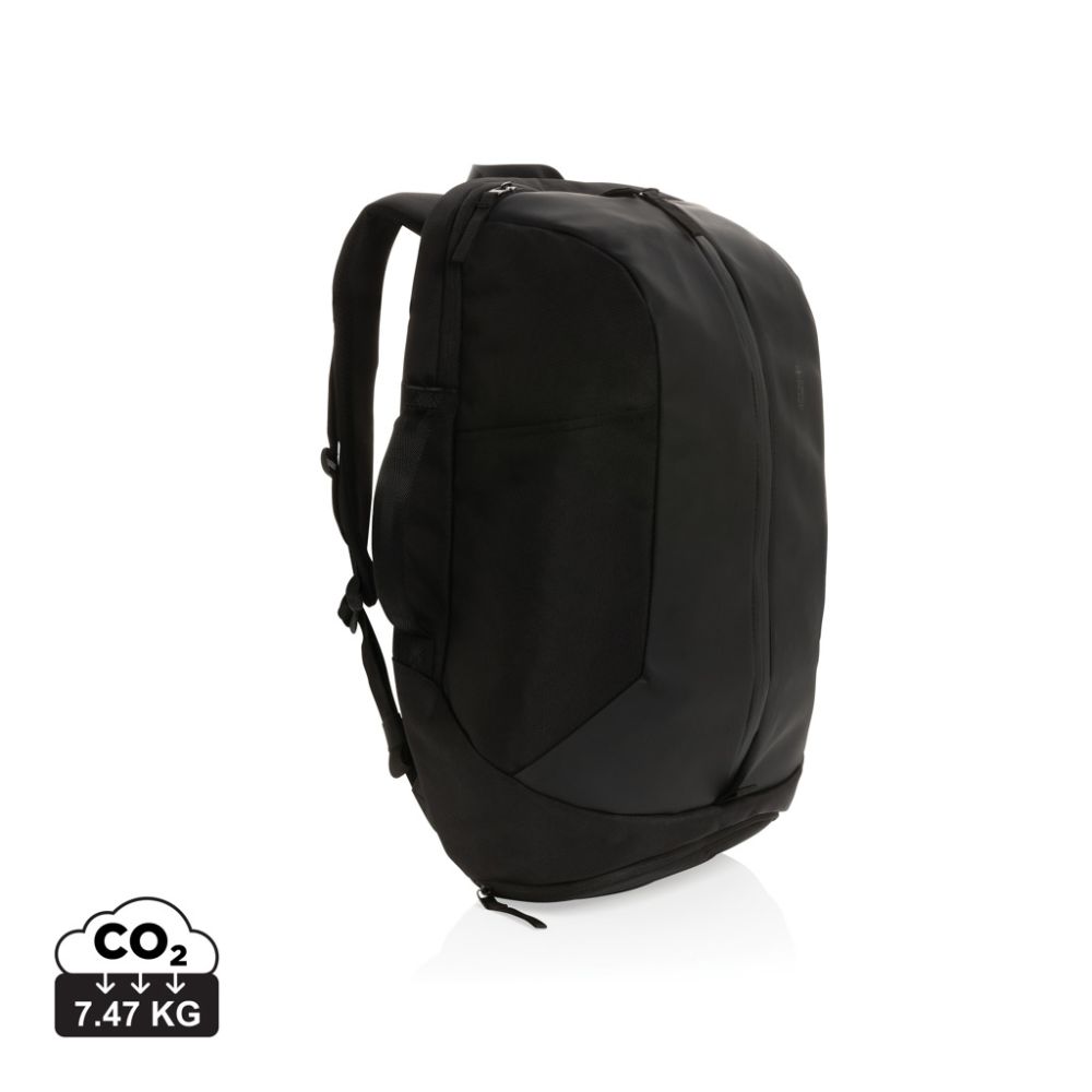 Mugursoma Swiss Peak AWARE™ no rPET darbam un sportam, 15,6" klēpjdatoram, ar jūsu logo