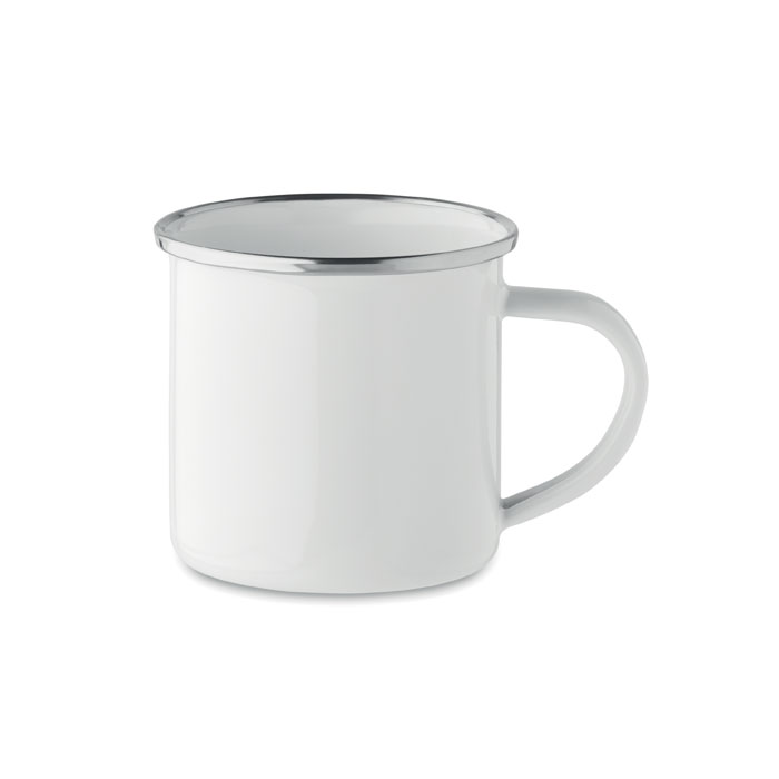 Emaljēta metāla krūze PLATEADO S 200 ml ar jūsu logo