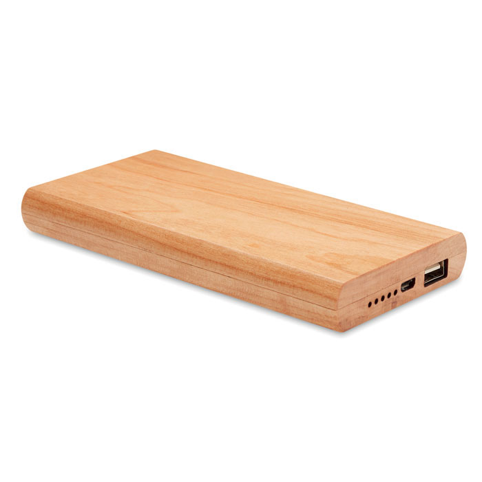 Bambusa powerbank ARENAPOWER 4000 mAh ar jūsu logo