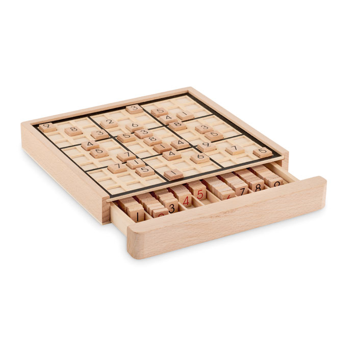 Koka sudoku galda spēle SUDOKU ar jūsu logo