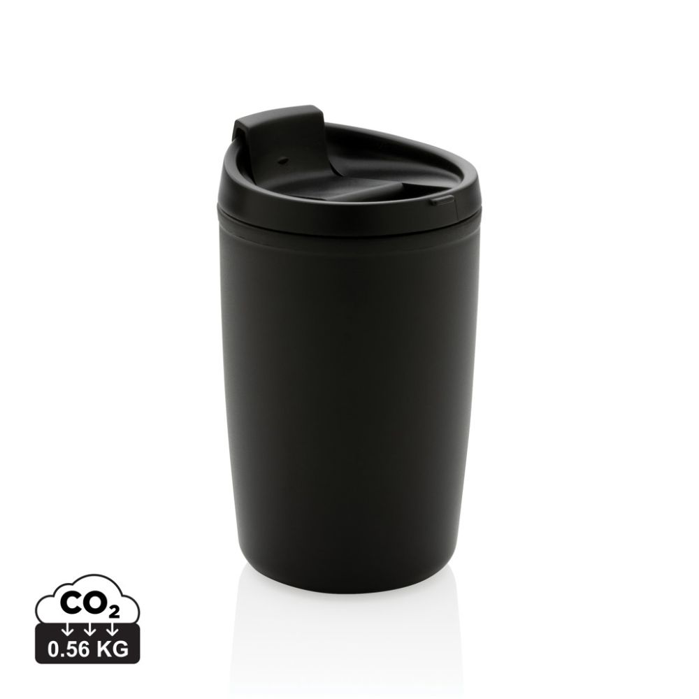 Krūze ar atveramu vāciņu no GRS pārstrādāta PP 300 ml ar jūsu logo