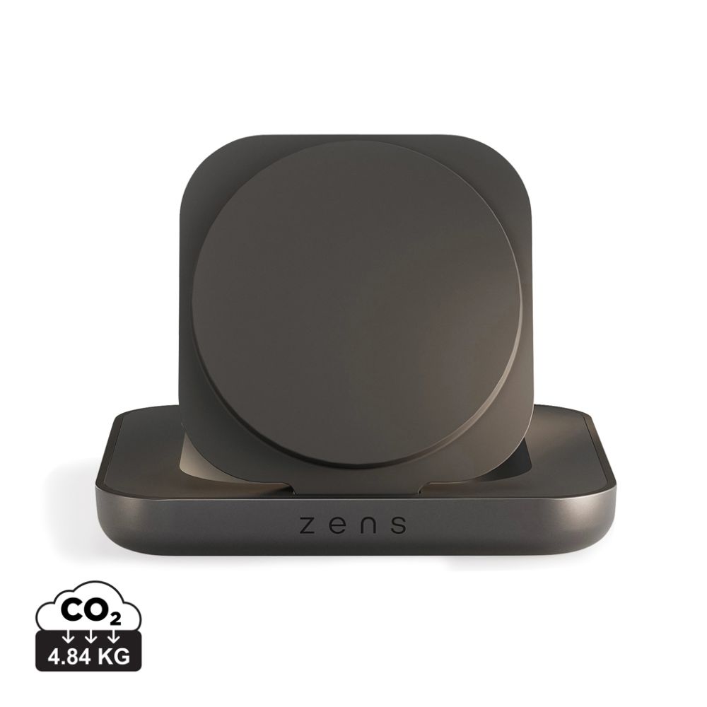 Magnētiskais bezvadu lādētājs Zens Magnetic Nightstand Charger ar Qi2 ar jūsu logo