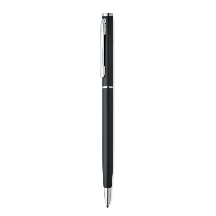 Recycled aluminium ball pen NIMES with twist action with your logo