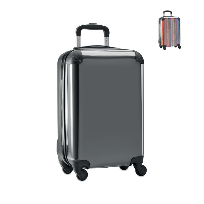 PICKME trolley case with photo inlay and combination lock, with your logo