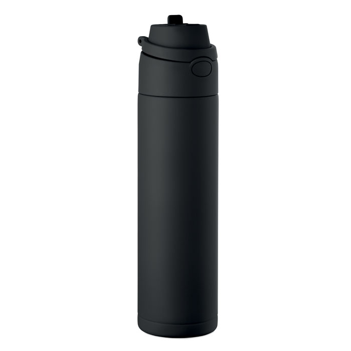 Stainless steel bottle TOIEN ONE 650 ml with 2-in-1 lid with your logo