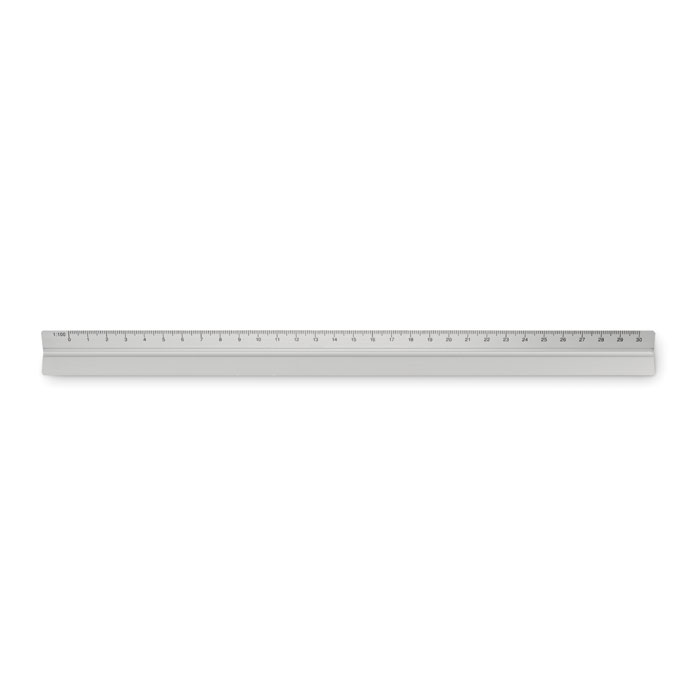 Alumīnija mēroga lineāls TRIA 30 cm ar jūsu logo
