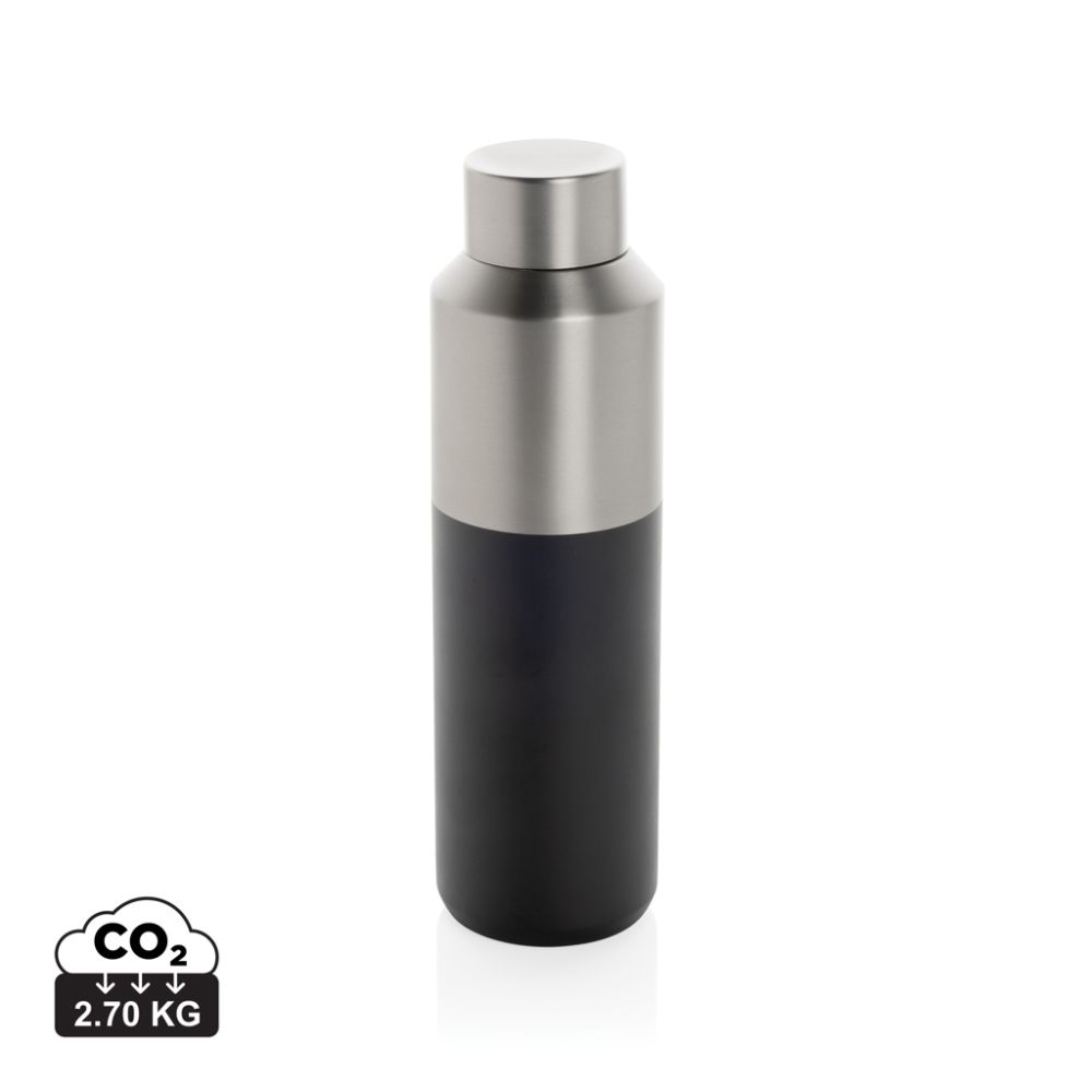Termopudele Fluid no pārstrādāta tērauda 600 ml ar jūsu logo