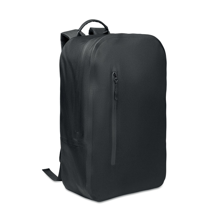 BRENNA 16" laptop backpack made of 300D RPET, water-resistant, with your logo