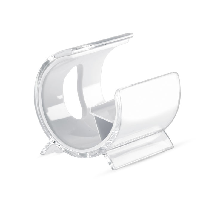 Phone stand STANDIX with transparent top layer with your logo