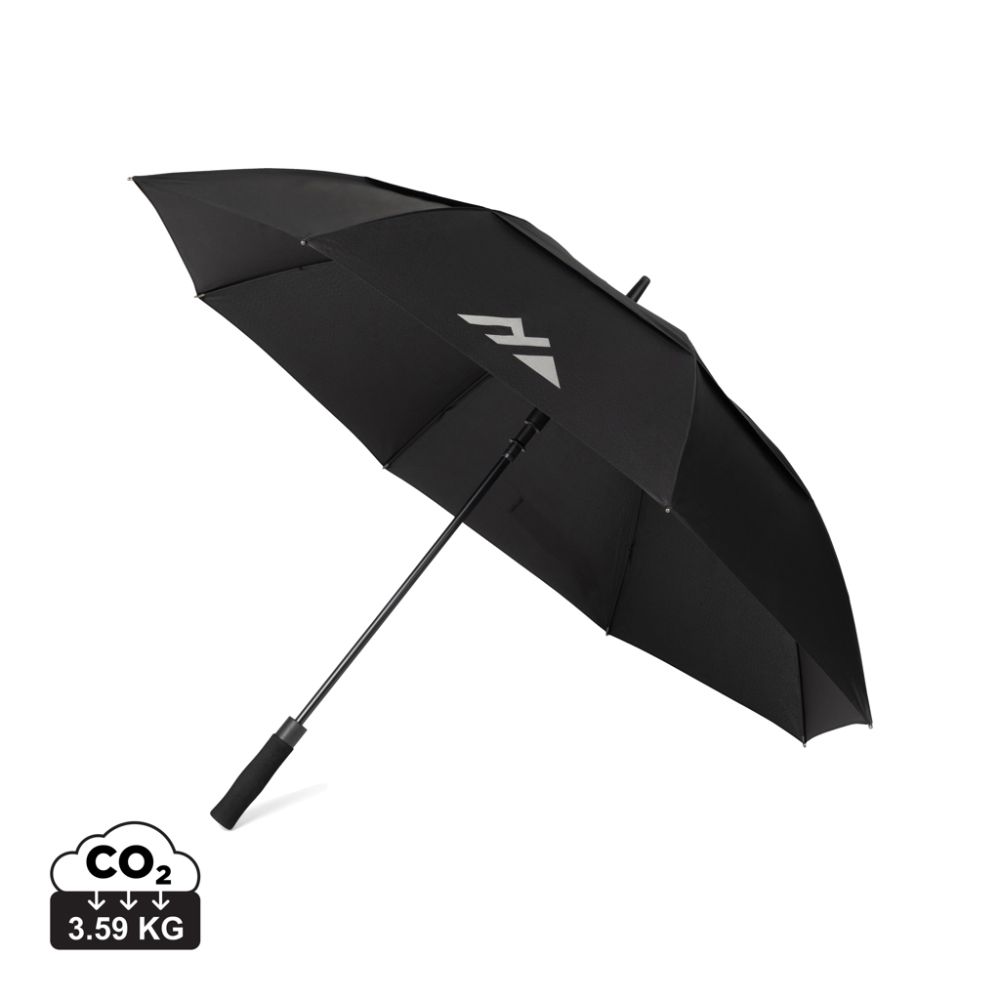 Storm umbrella Nordic Drift Trail 27” AWARE™ rPET with UPF 50+ with your logo