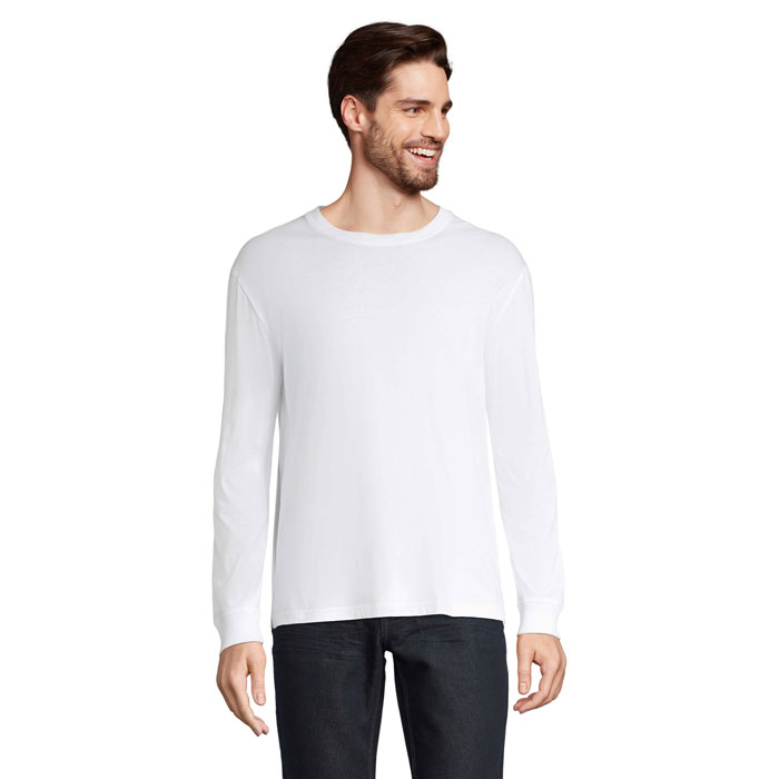 Unisex long sleeve t-shirt PIONEER LSL in organic cotton with your print