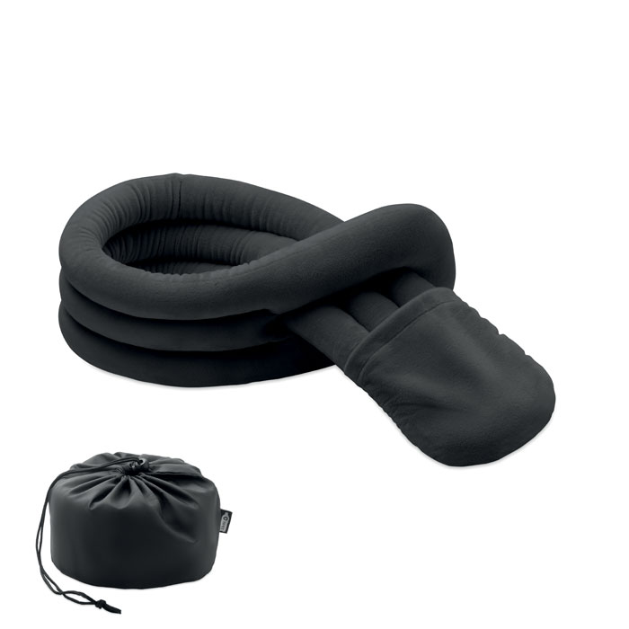 Elastīgs ceļojuma spilvens WRAP IT ar maciņu ar jūsu logo