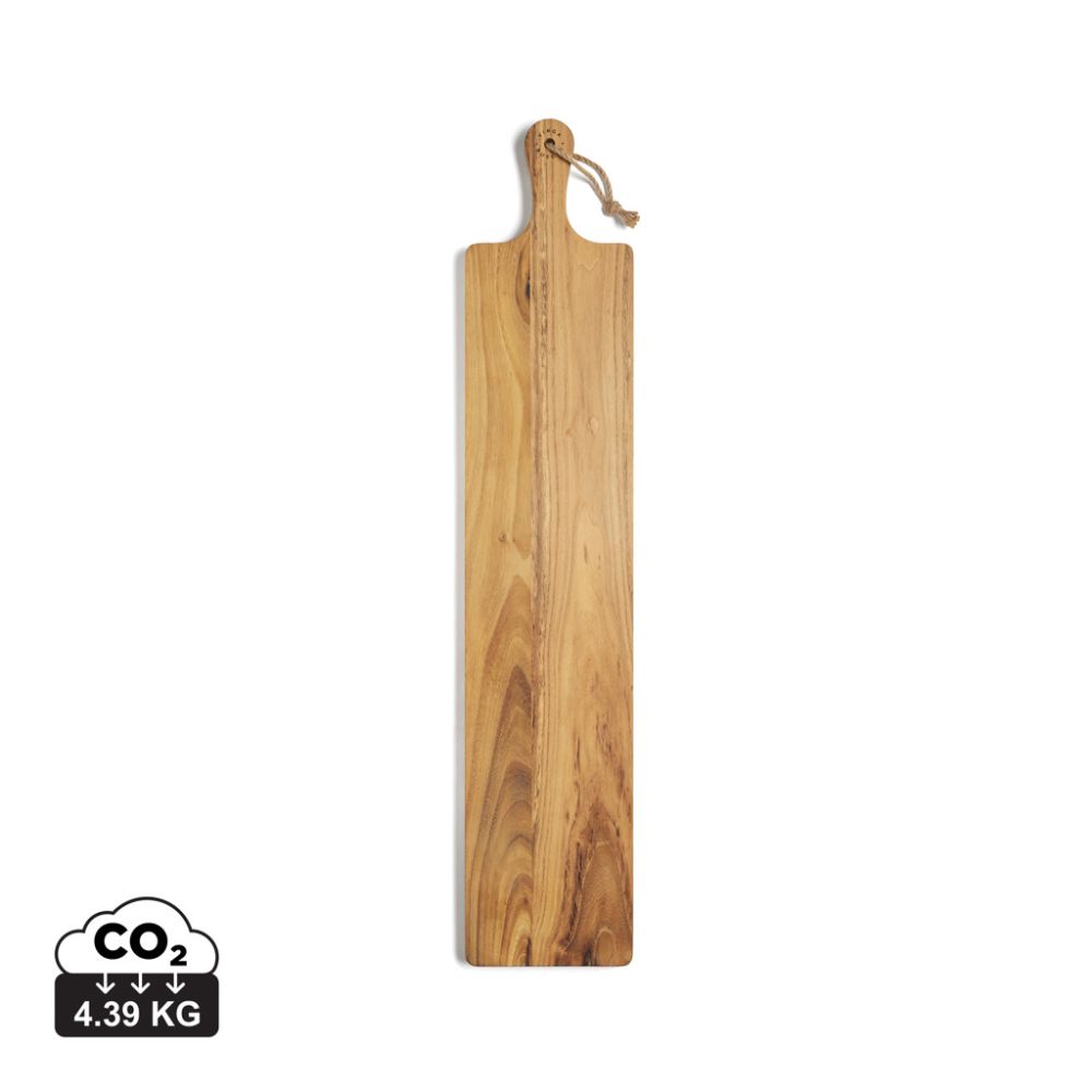 Long serving board VINGA Buscot in FSC® teak with your logo