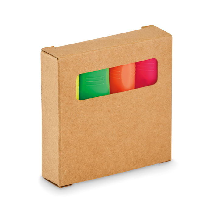 HIGH4 highlighter set in a kraft box with your logo