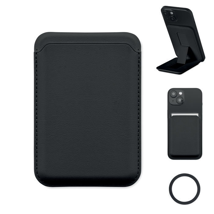 Magnetic card holder KARTA STAND with stand function and your logo