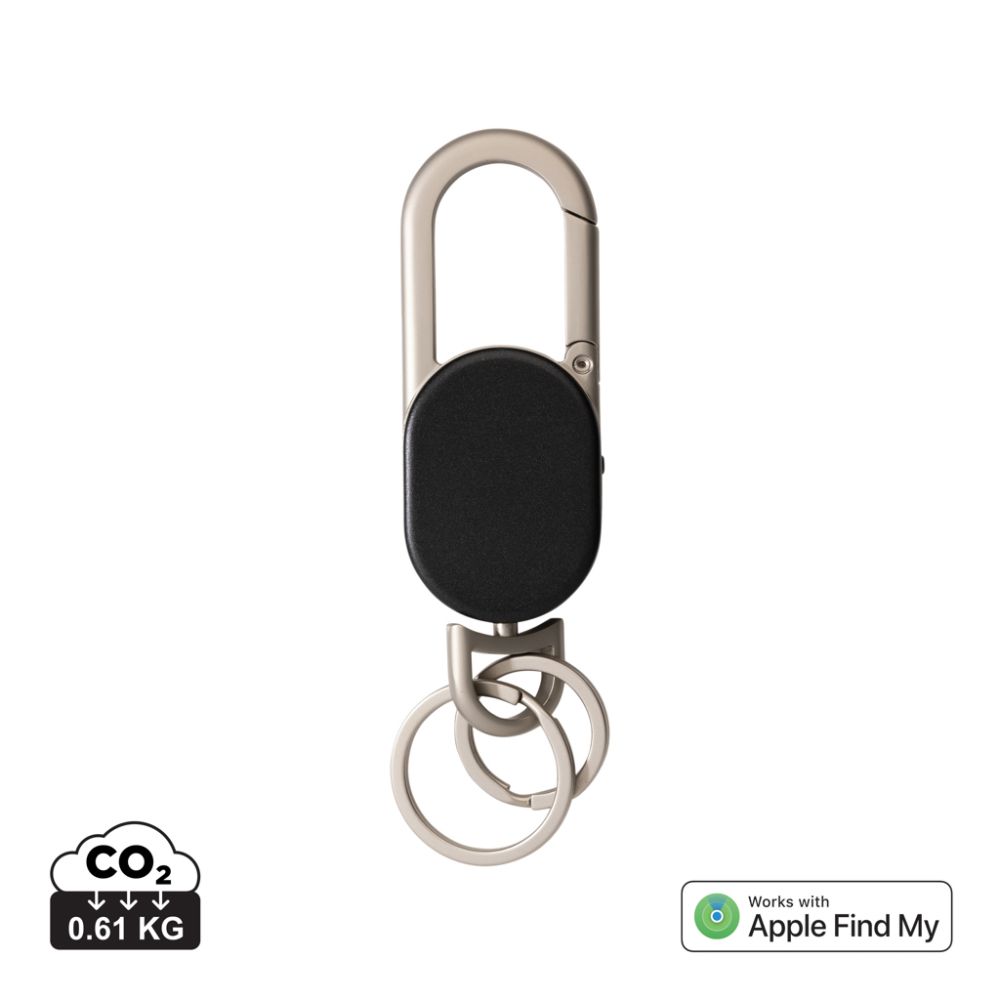 Keyfinder keychain with Find My support and USB-C charging, with your logo