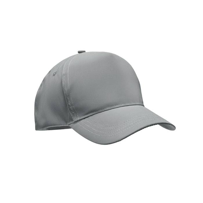 Reflective 5 panel baseball cap RAYS in 190T polyester with your logo