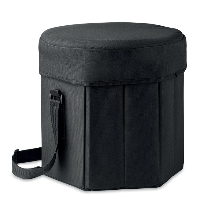 Foldable Insulated Stool and Table SEAT & DRINK with Cooler Bag, with your logo