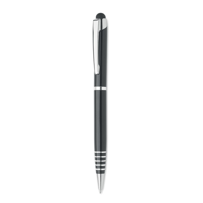 FLORINA recycled aluminium stylus ball pen with twist action with your logo