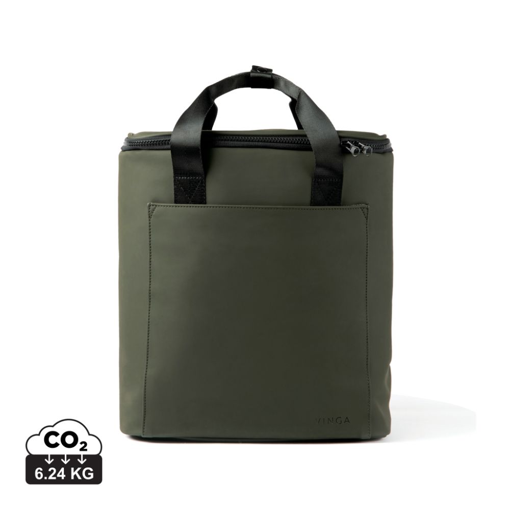 VINGA Baltimore trail cooler backpack with water-repellent PU and your logo