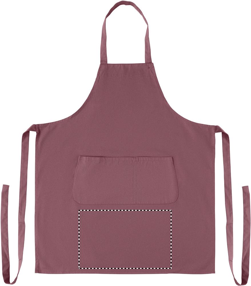 Print position FRONT BELOW POCKET