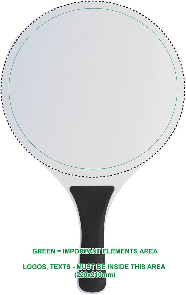 Print position RACKET 1 FRONT PD