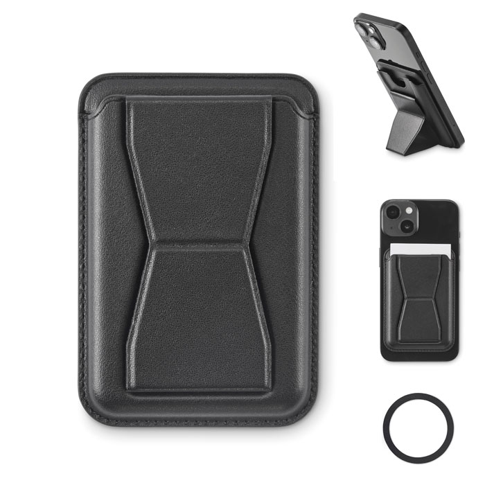 LEAMAG magnetic phone card holder with stand function with your logo