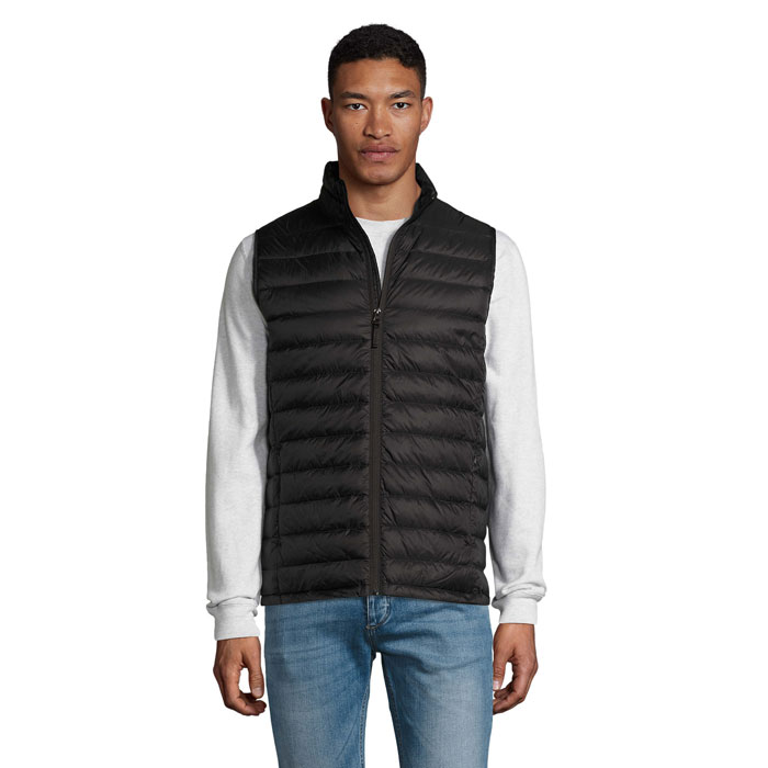 Men's lightweight bodywarmer WILSON BW MEN, packable, with your logo
