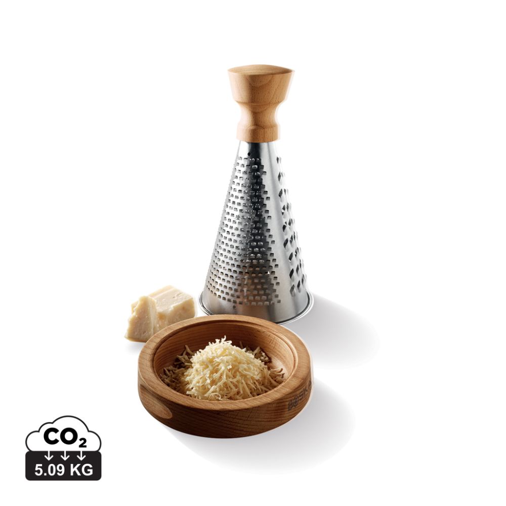 BOSKA Table Grater Oslo+ with three grating surfaces and collection tray, with your logo