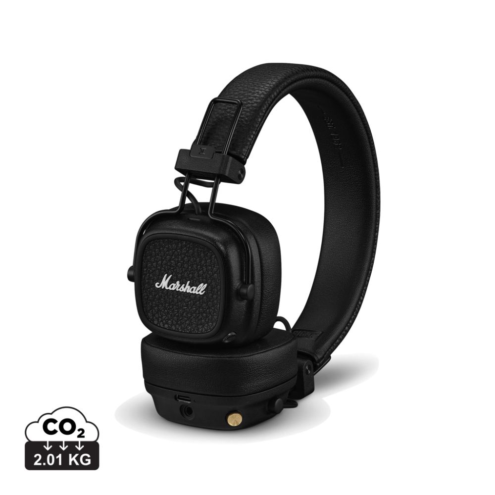 Marshall Major V 100H+ wireless headphones, 100+ h playtime, with your logo