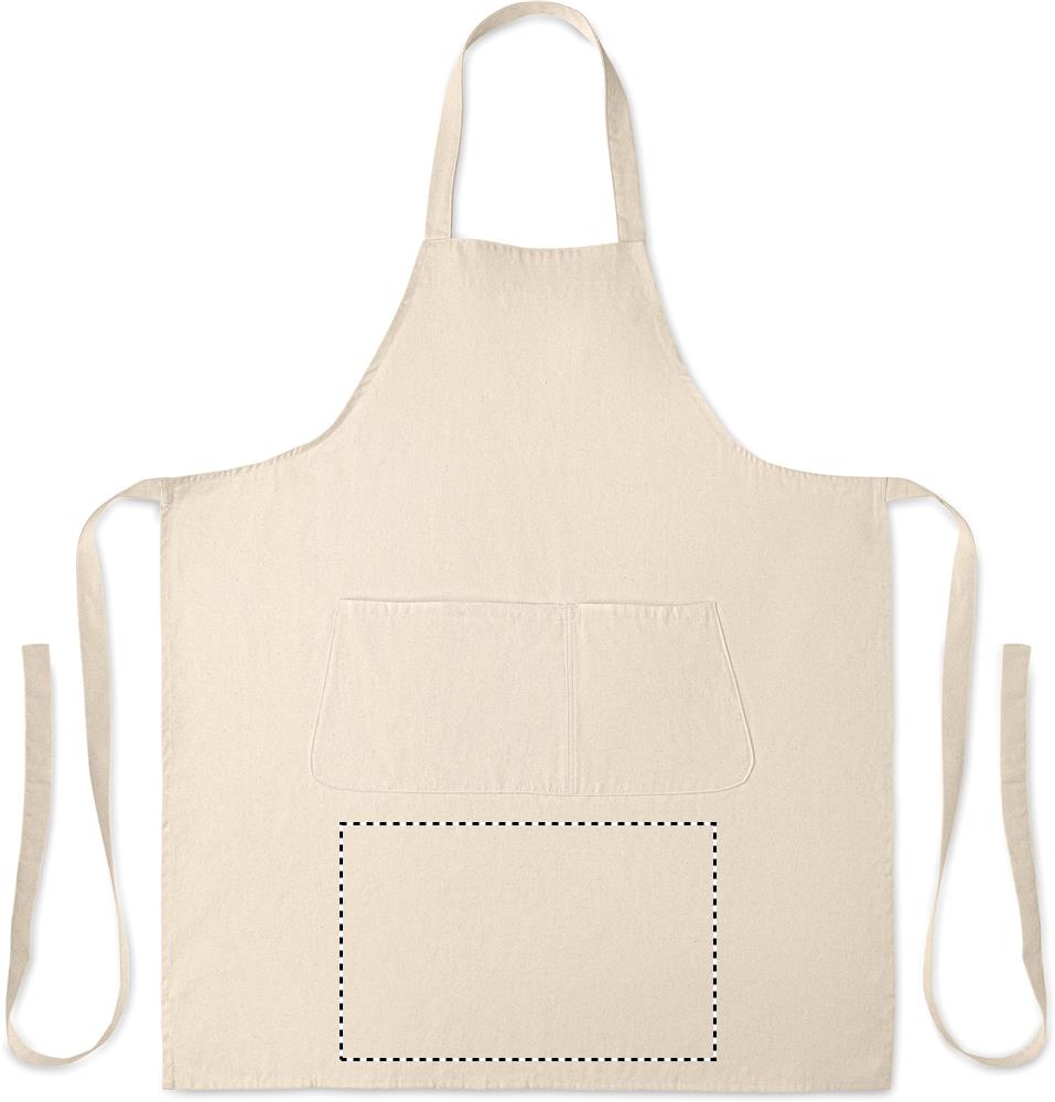 Apdrukas vieta FRONT BELOW POCKET