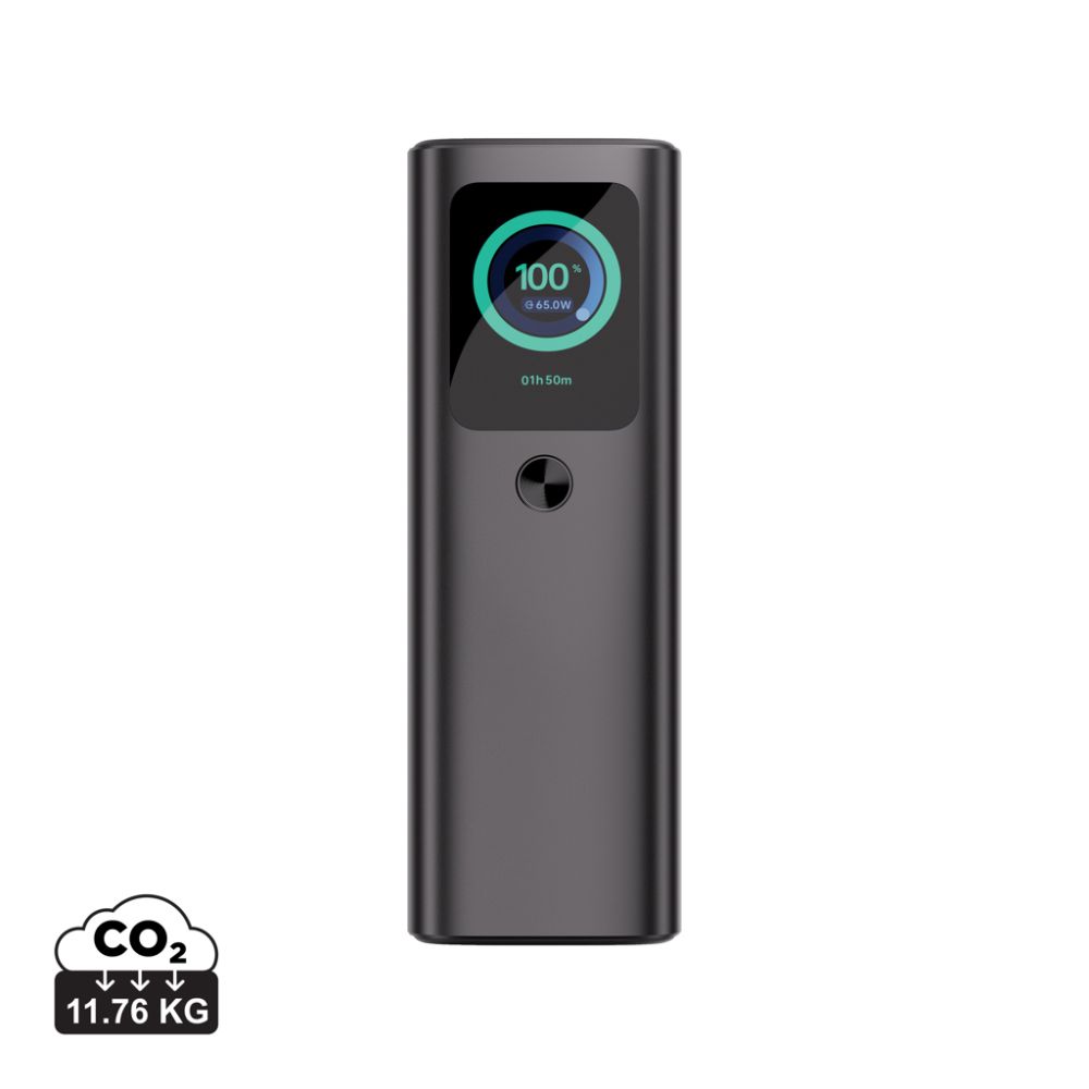 Urban Vitamin Stanford 165W 20,000 mAh power bank with TFT display and your logo