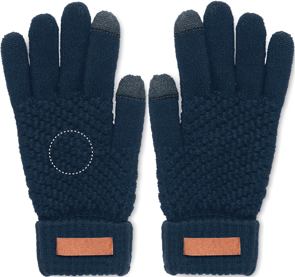Print position TOP GLOVE LEFT