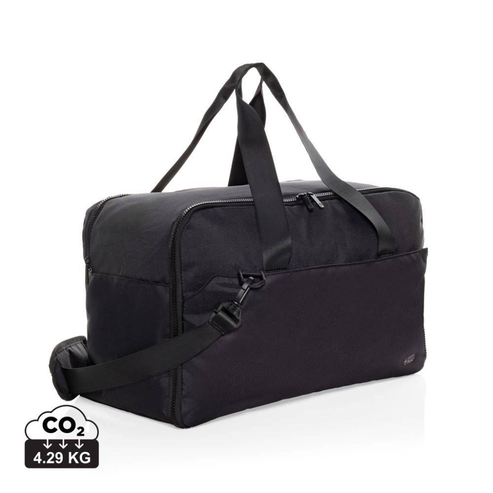 Nedēļas nogales soma Swiss Peak Aware™ no rPET ar portatīvā datora nodalījumu ar jūsu logo