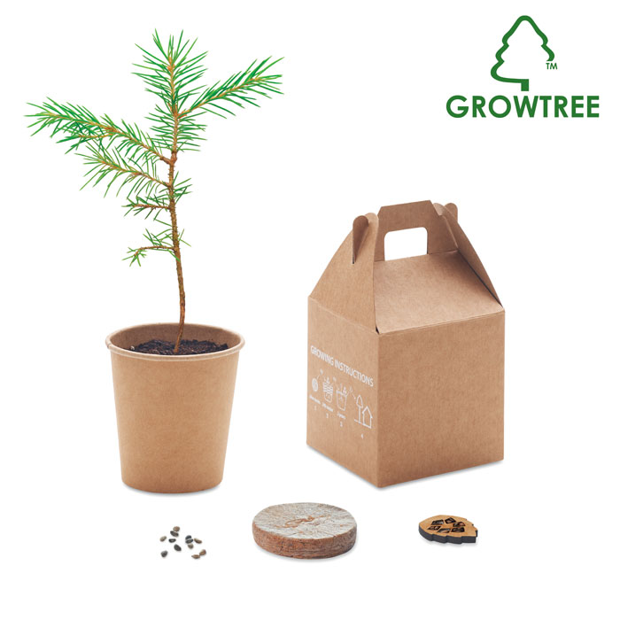 Priedes audzēšanas komplekts GROWTREE™ ar jūsu logo